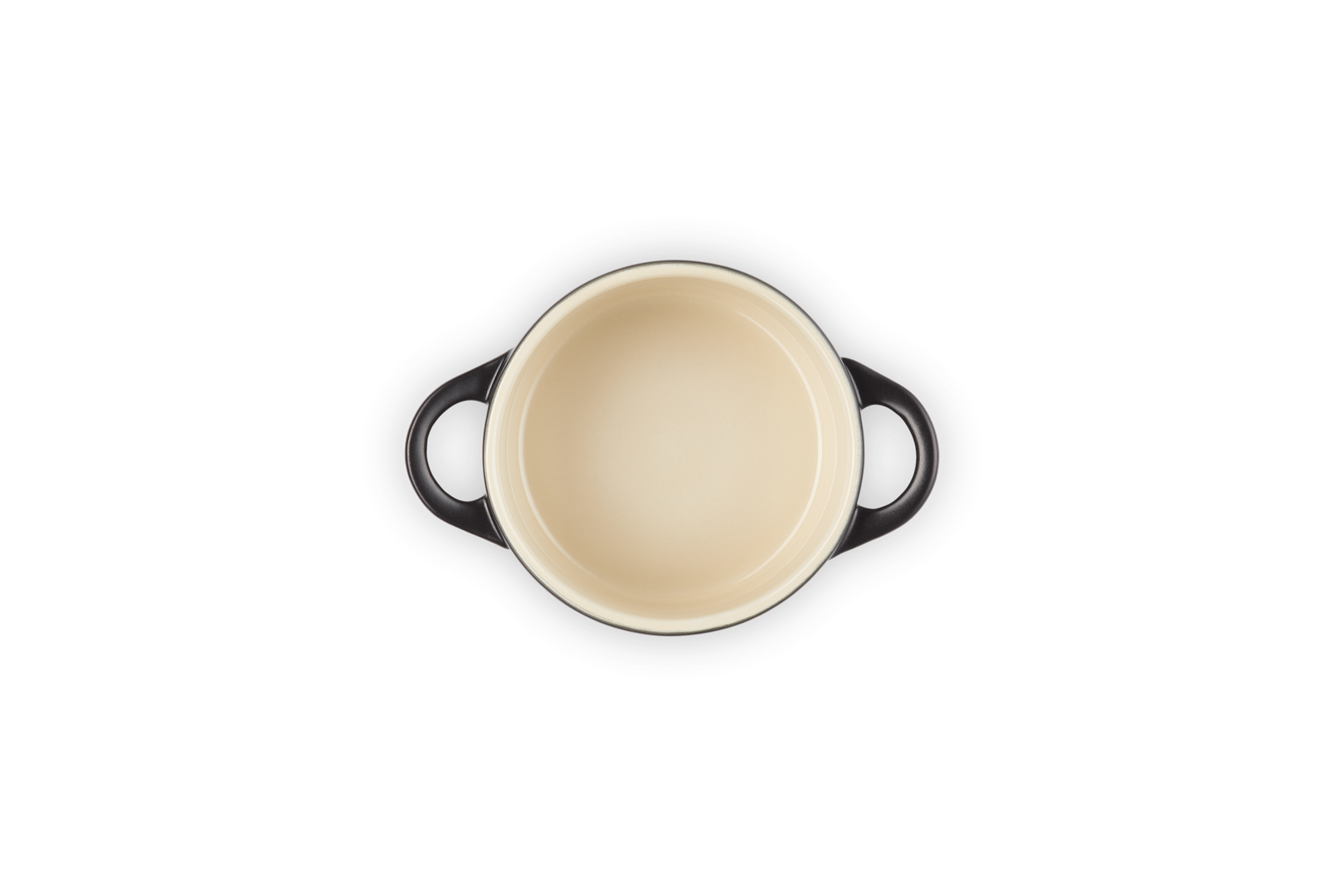 Mini cocotte rotonda in gres vetrificato - Nero Matt 10 CM / 0.25 L