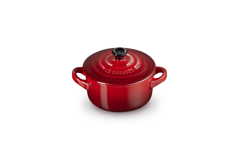 Mini cocotte rotonda in gres vetrificato - Ciliegia 10 CM / 0.25 L