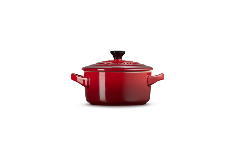Mini cocotte rotonda in gres vetrificato - Ciliegia 10 CM / 0.25 L