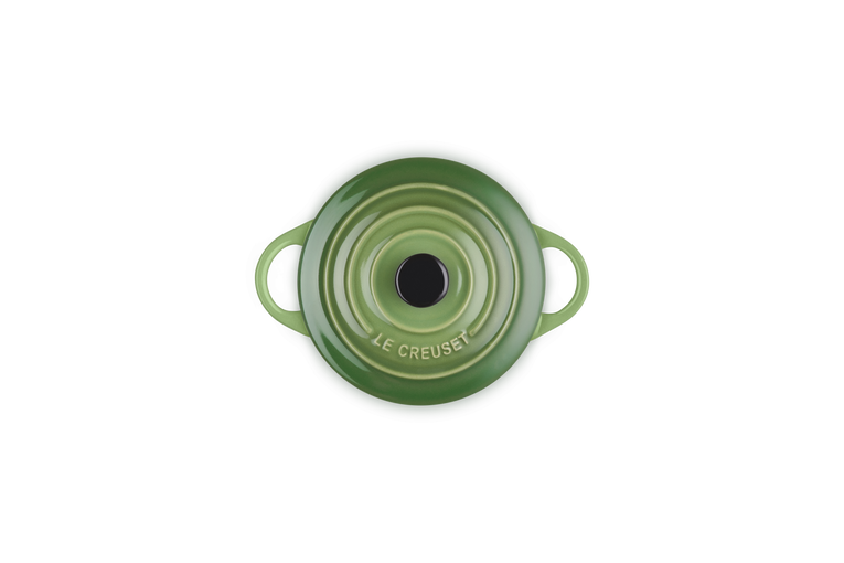 Mini cocotte rotonda in gres vetrificato - Verde Bamboo 10 CM / 0.25 L