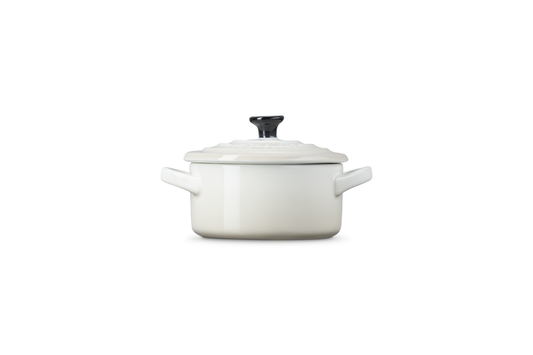 Mini cocotte rotonda in gres vetrificato - Meringue 10 CM / 0.25 L