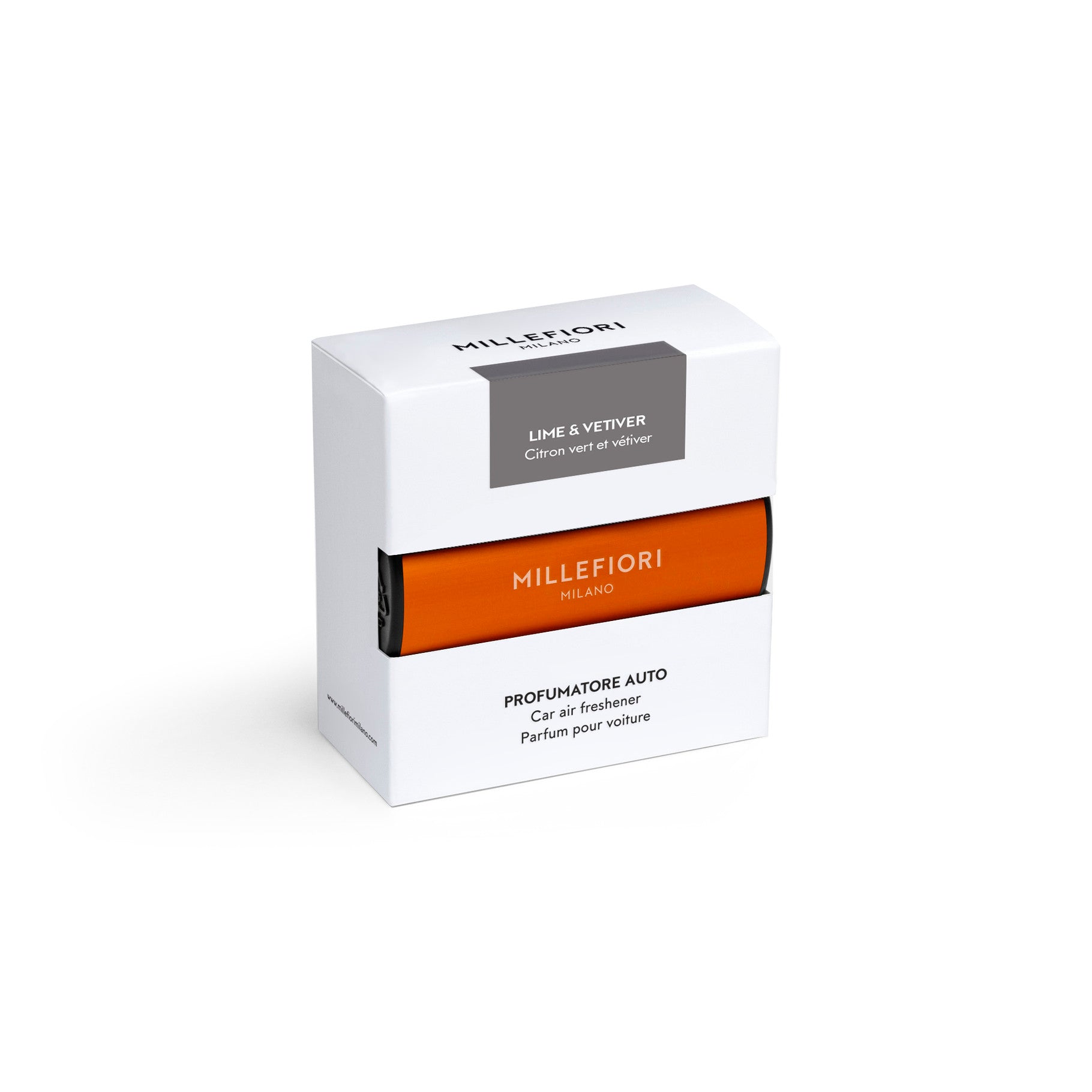 Icon Profumatore Per Auto Classic Orange Metal / LIME e VETIVER