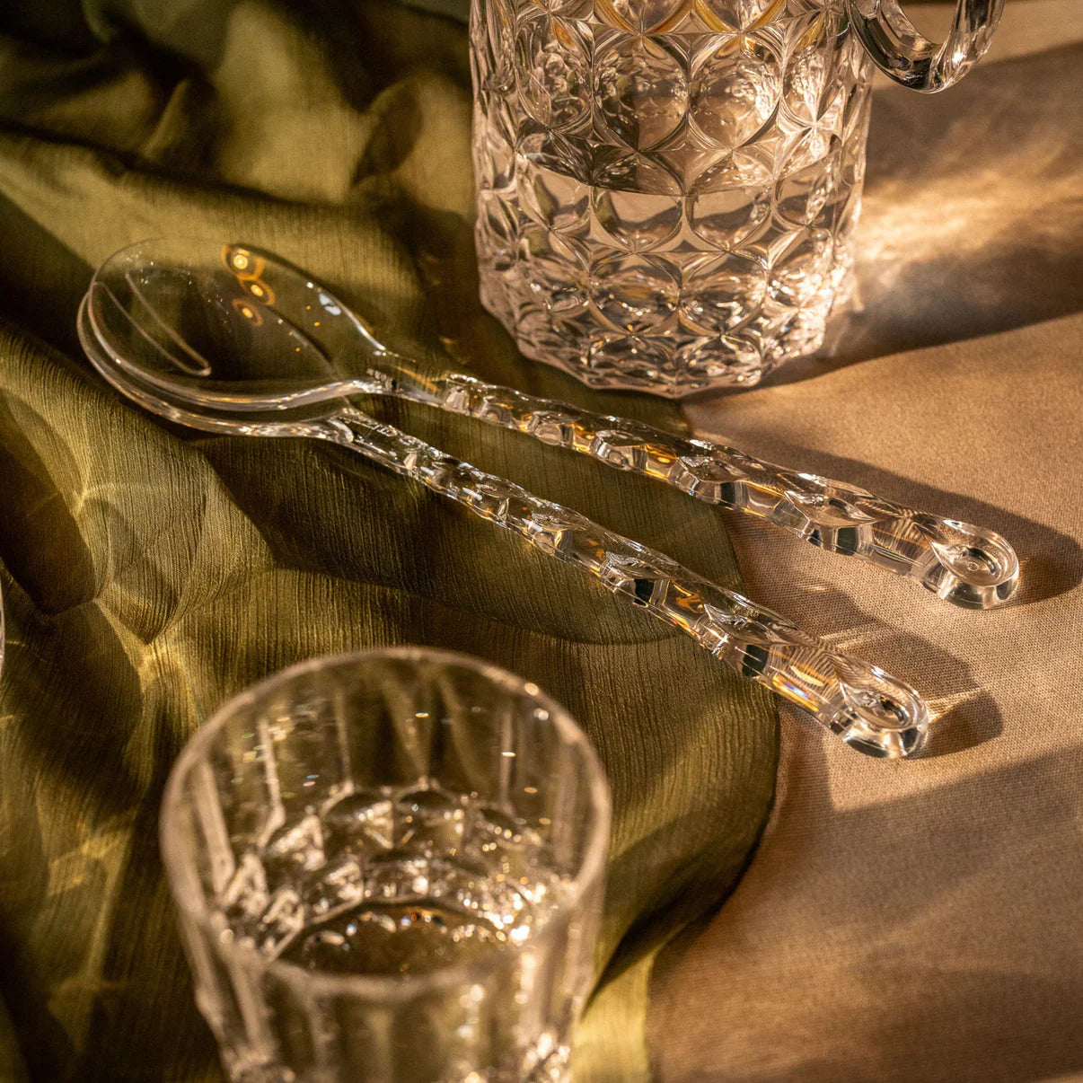 POSATE INSALATA "VANITY" - Transparent