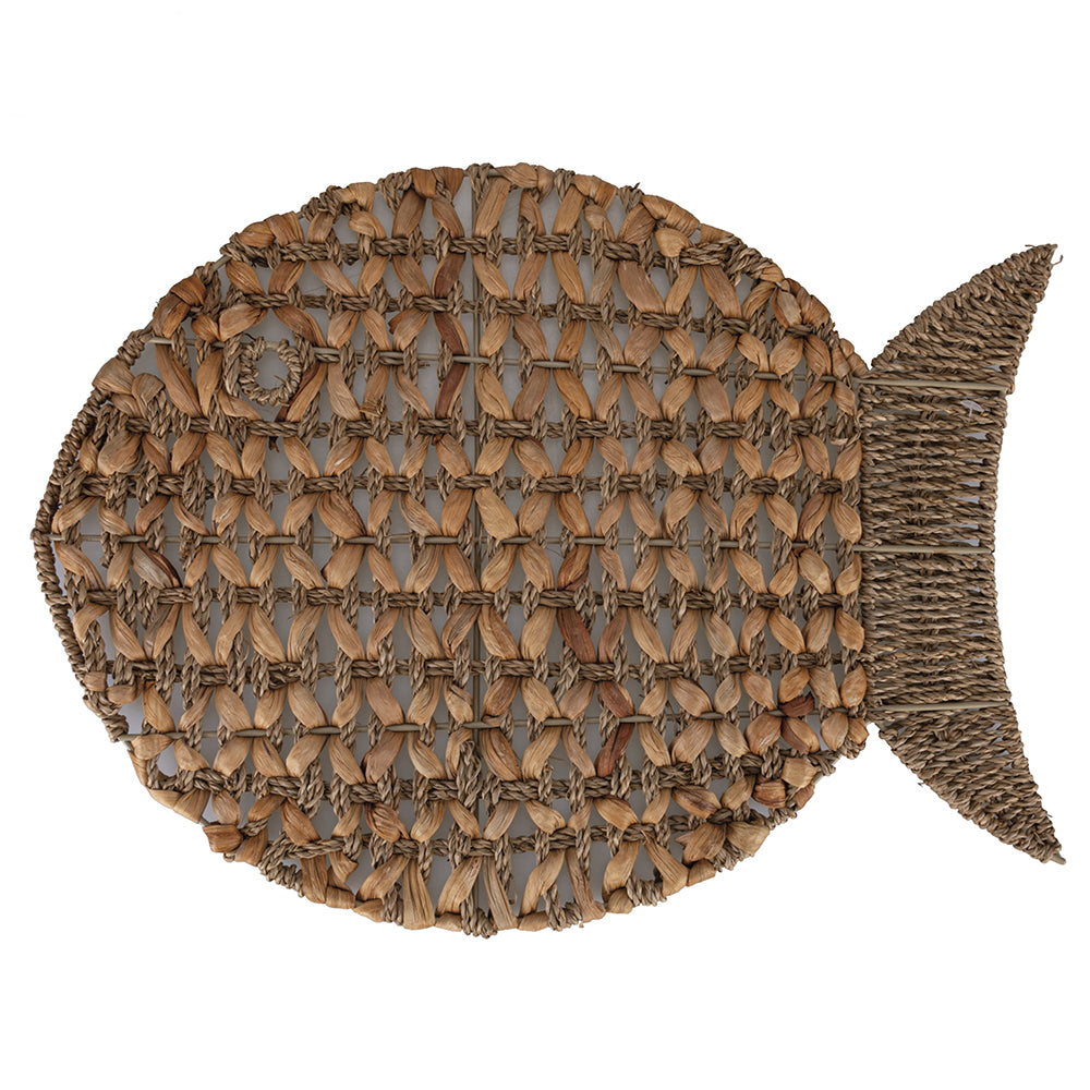 CARAIBE TOVAGLIETTA PESCE IN FIBRA NATURALE