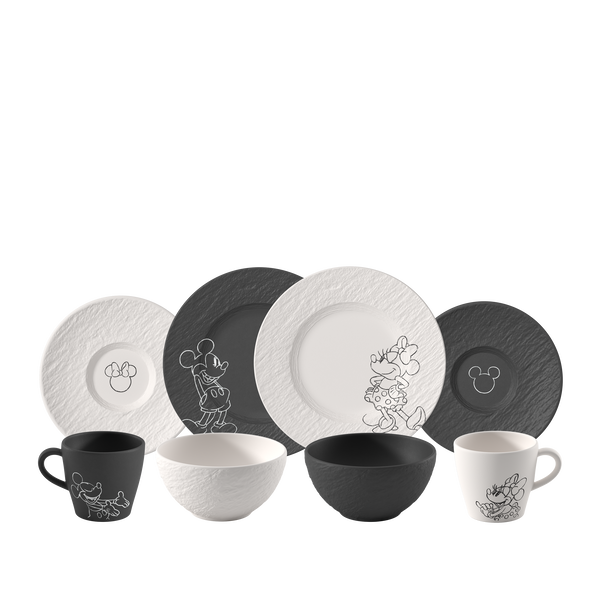 SET 8 Pezzi Colazione in Premium porcelain, Manufacture - Mickey Mouse