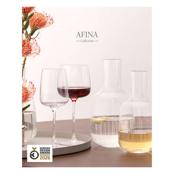 AFINA Caraffa da acqua/ succo trasparente - 1,2 l, cristallo