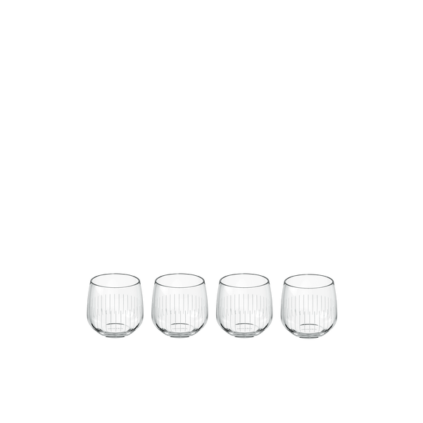 AFINA Bicchierino da shot trasparente - 40 ml, cristallo SET 4 PZ