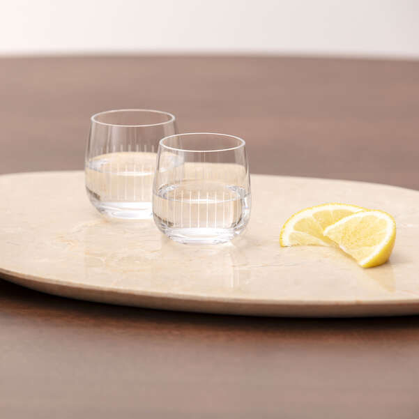 AFINA Bicchierino da shot trasparente - 40 ml, cristallo SET 4 PZ