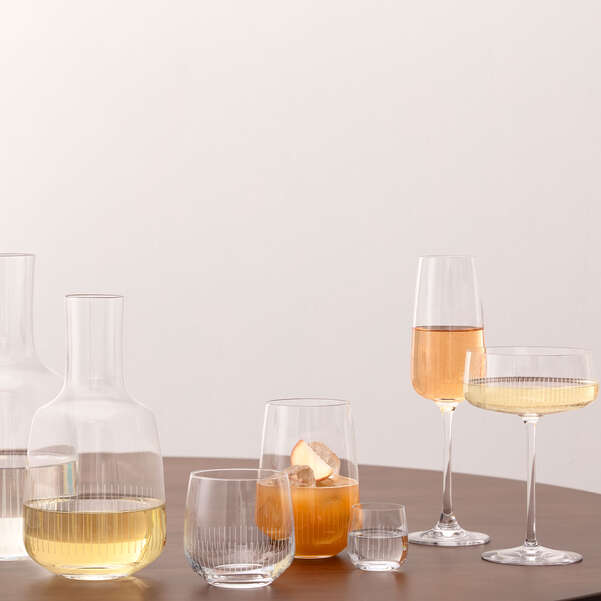 AFINA Coppa da champagne/ spumante trasparente - 120 ml, cristallo SET 4 PZ