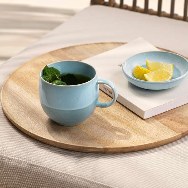 PERLEMOR Tazza - Blu, Premium Porcelain