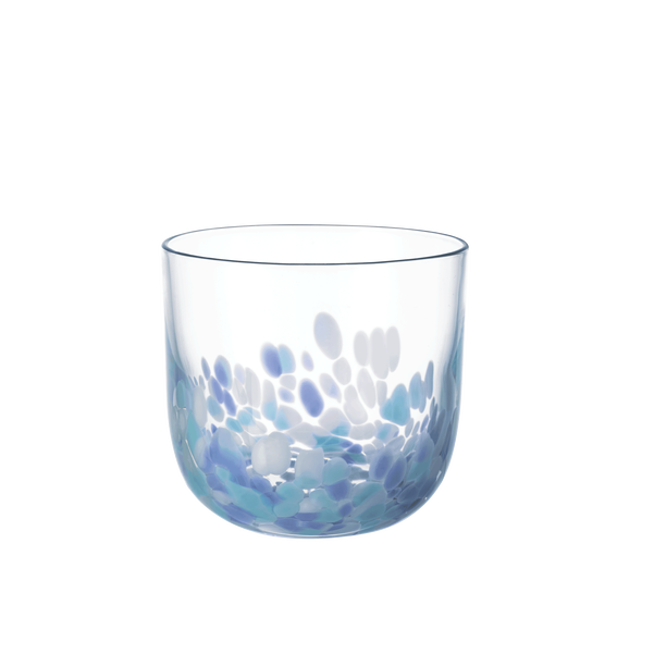 LIKE GLASS Bicchiere da acqua - Blu, 200 ml, vetro SET 2 PZ