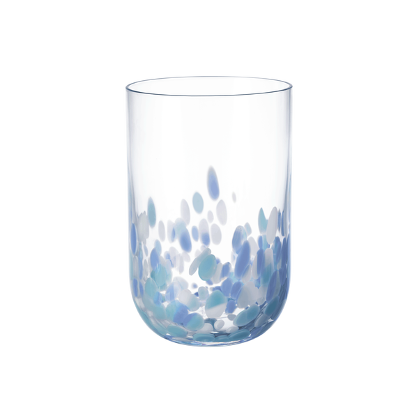 LIKE GLASS Bicchiere da long drink - Blu, 300 ml, vetro SET 2 PEZZI