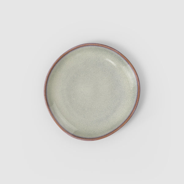 LAVE Piatto da dessert/ colazione - Beige, 23,5 x 23 cm, terracotta