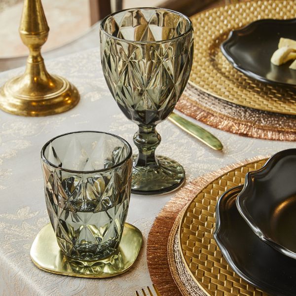 SET 3 calici cc 320 ROMBUS - Vetro Grigio