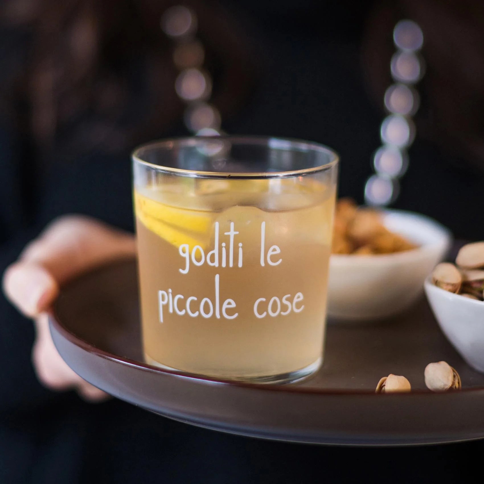 SET 6 bicchieri "Goditi le piccole cose" - 35 CL