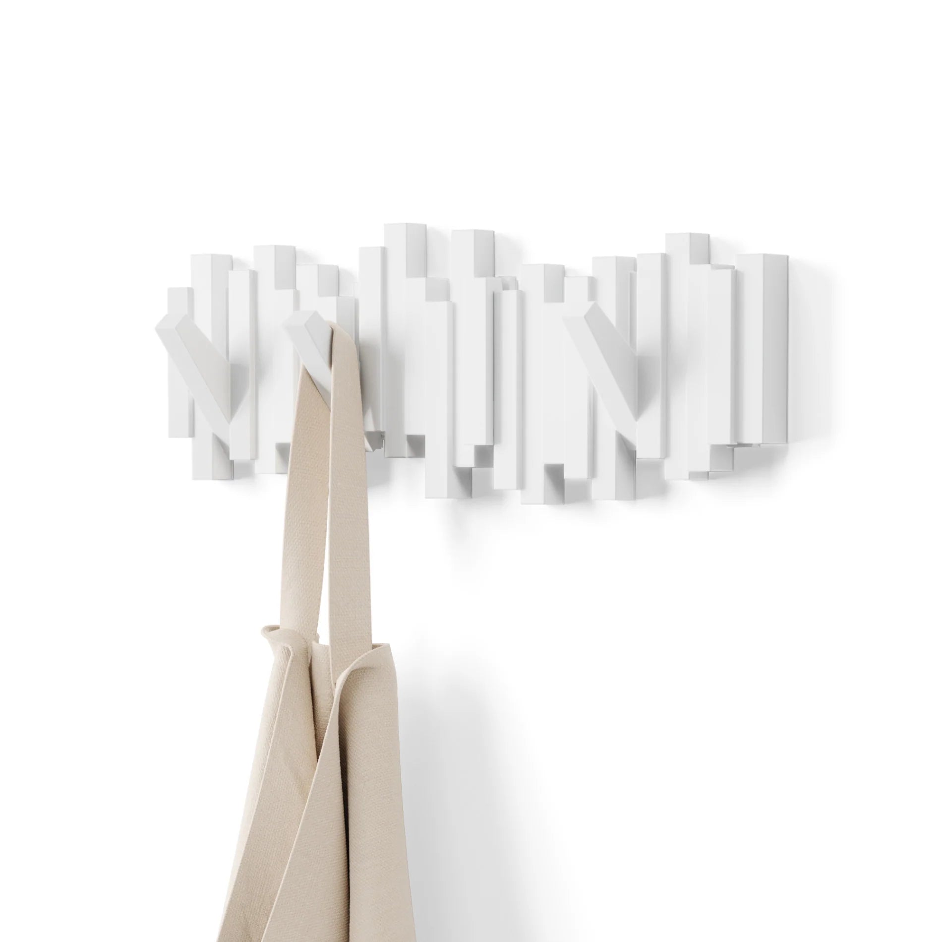 STICKS Appendiabiti da parete con 5 ganci