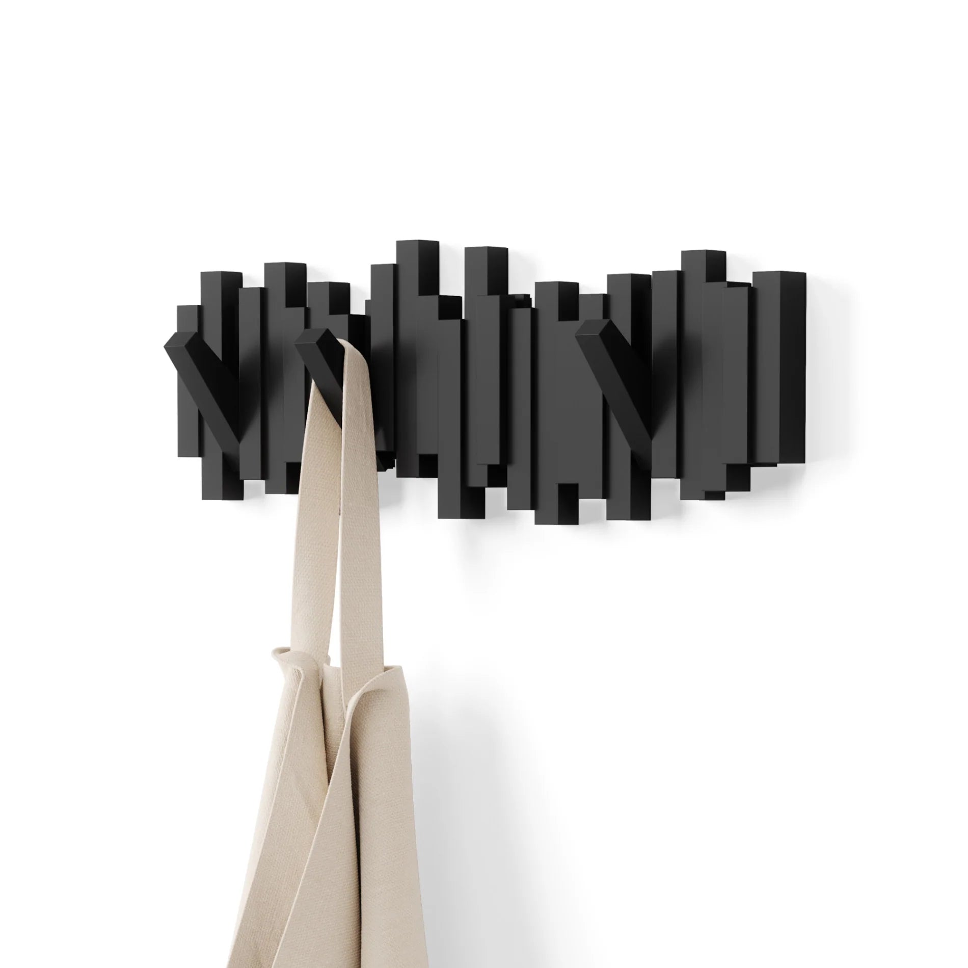 STICKS Appendiabiti da parete con 5 ganci