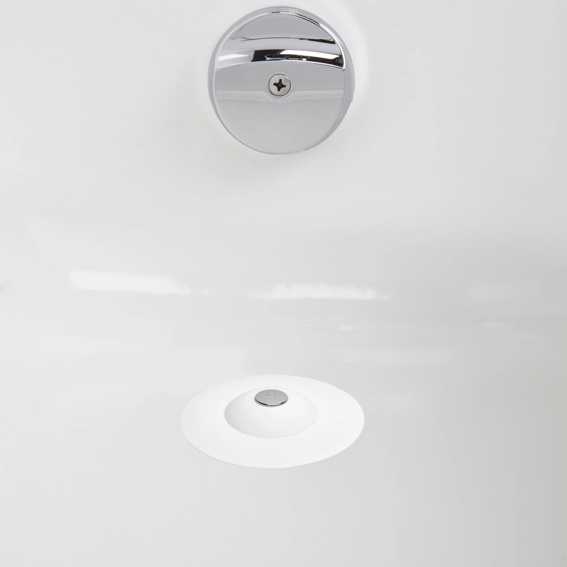 FLEC Tappo di scarico e filtro per capelli - Bianco