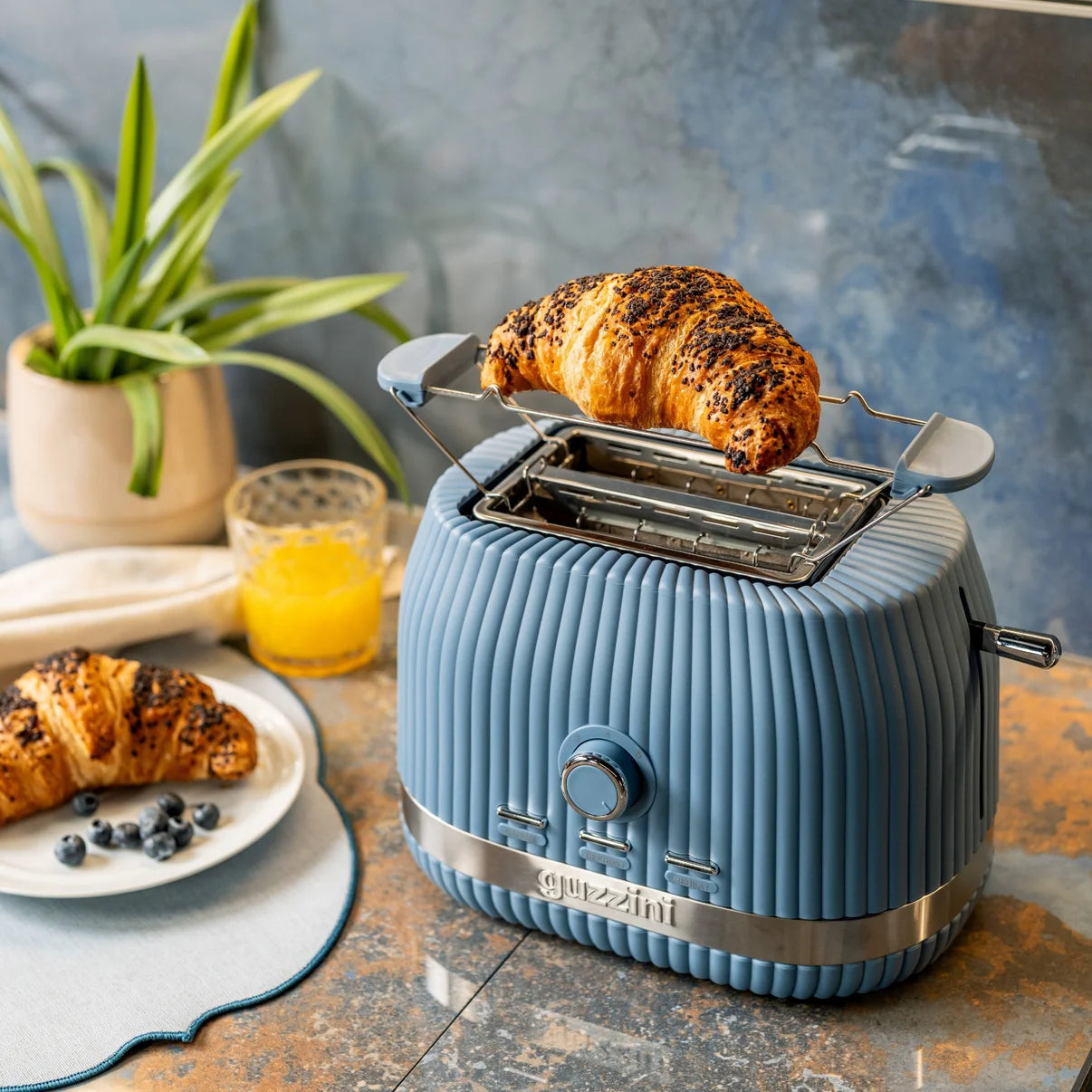 SOUSCHEF TOSTAPANE CON PINZE - Navy Blue