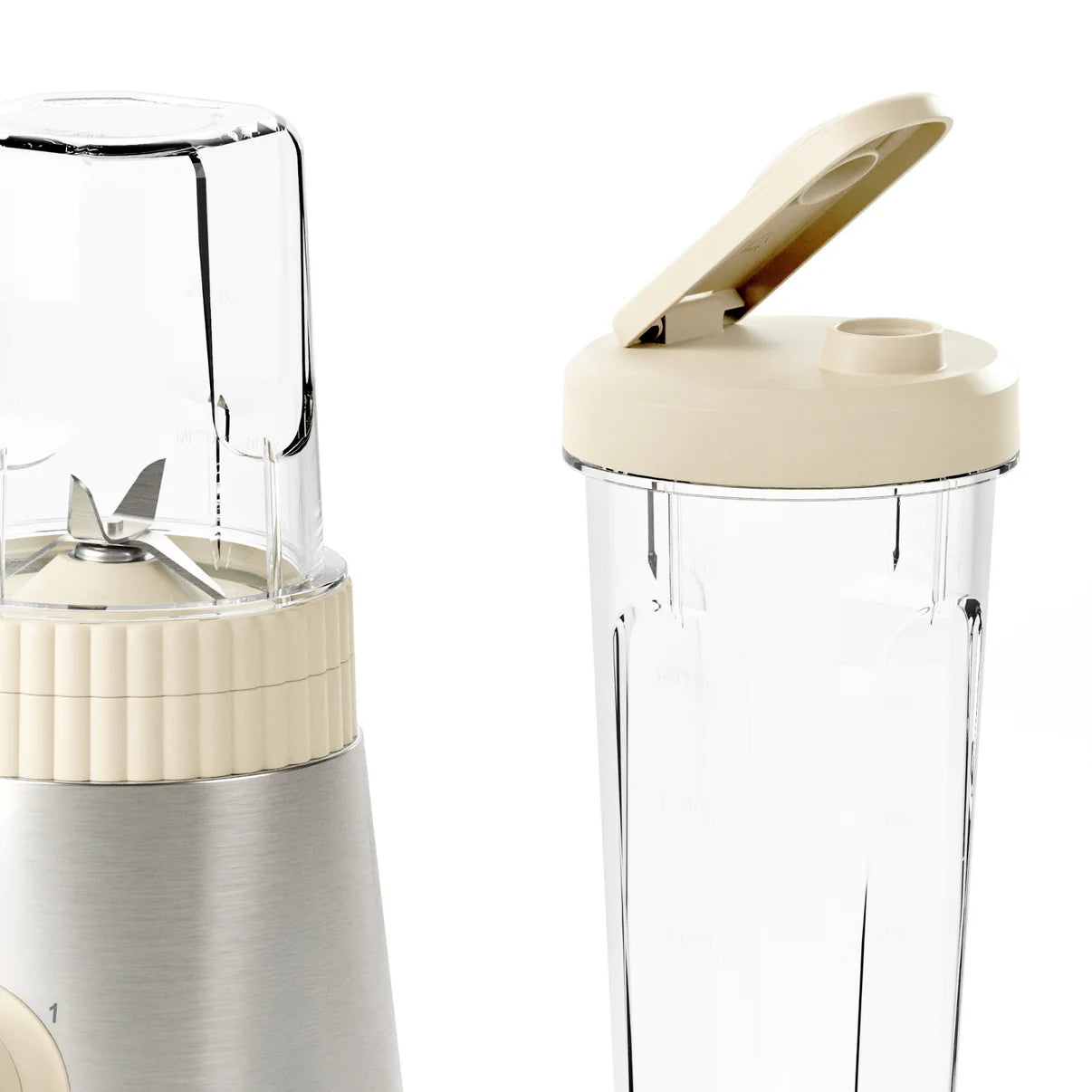 SOUSCHEF FRULLATORE PORTATILE ON-THE-GO CON BICCHIERE - Crema
