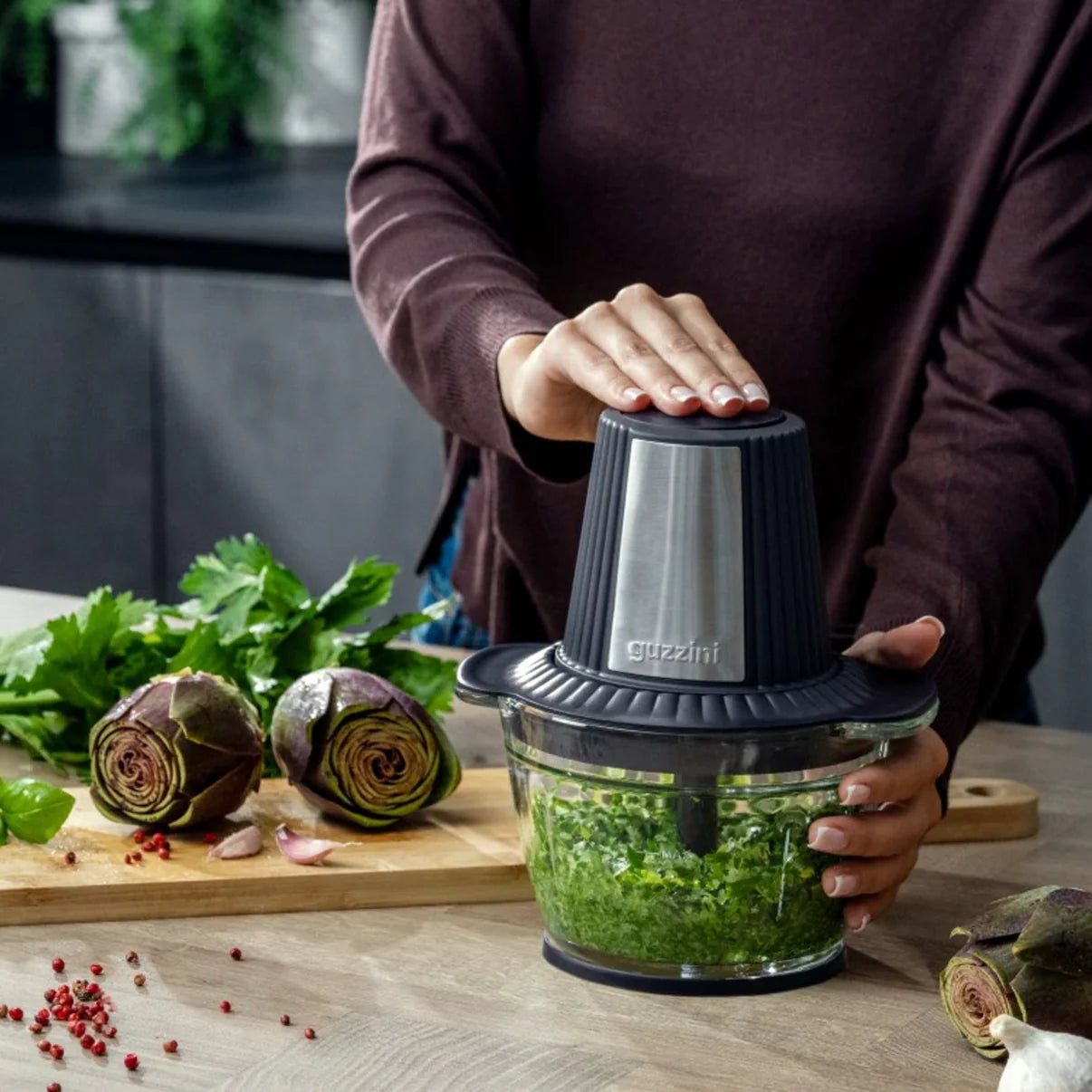 SOUSCHEF TRITATUTTO ELETTRICO - Antracite