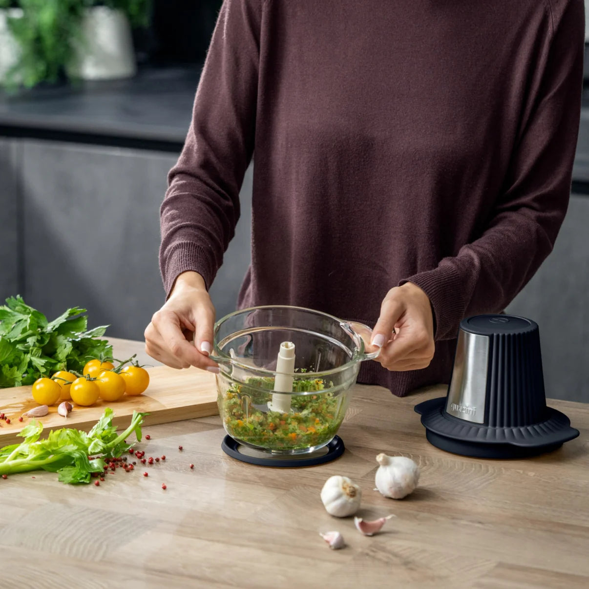 SOUSCHEF TRITATUTTO ELETTRICO - Antracite