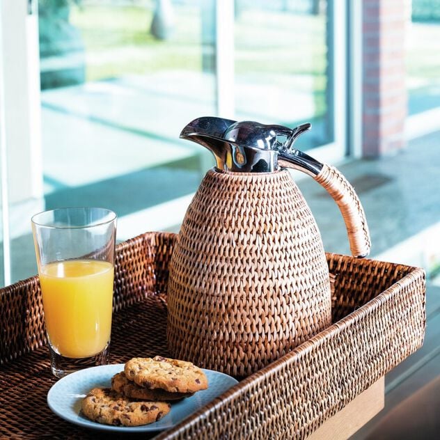 RADICI Caraffa termica in Rattan - 15 CM H 23 CM L 1.000