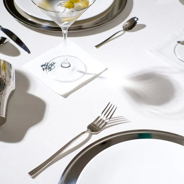 ROCK Servizio tavola 3 PZ Monoblocco - Accaio Inox Mirror