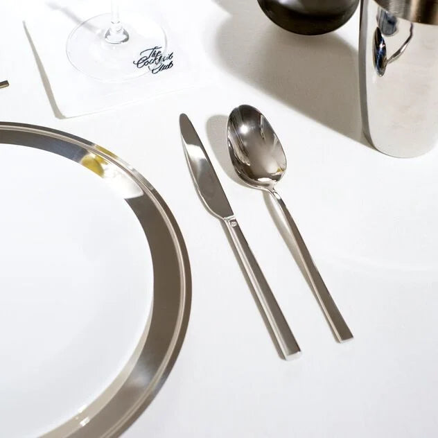 ROCK Servizio tavola 3 PZ Monoblocco - Accaio Inox Mirror