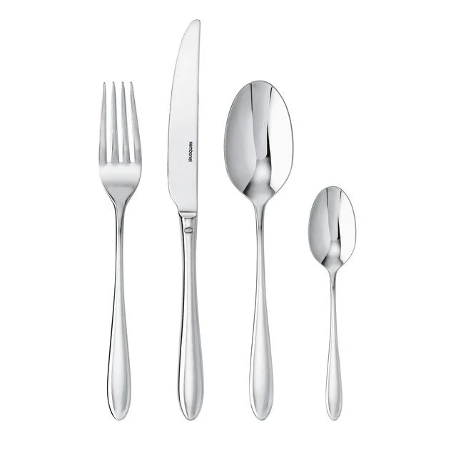 DREAM Servizio tavola 24 PZ Monoblocco - Acciaio Inox Mirror