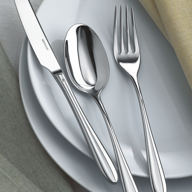 DREAM Servizio tavola 24 PZ Monoblocco - Acciaio Inox Mirror