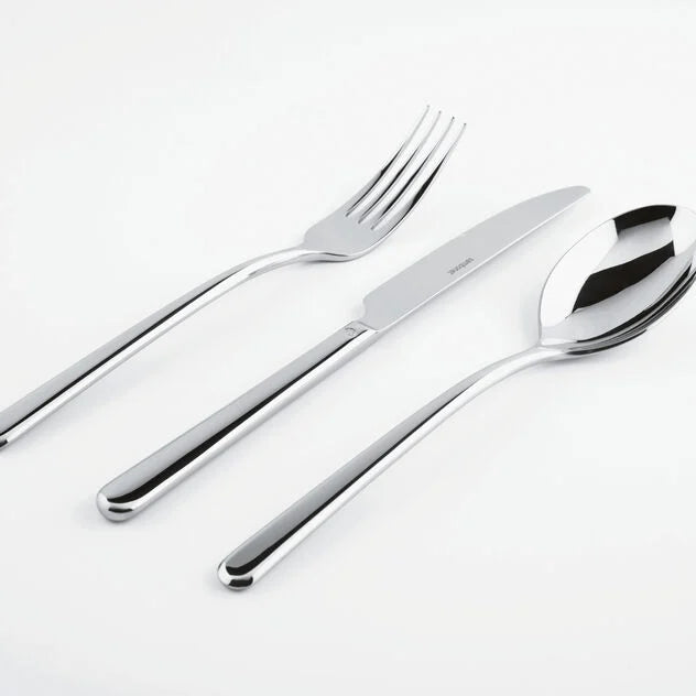 LINEAR Servizio tavola 24 PZ Monoblocco - Acciao Inox Mirror