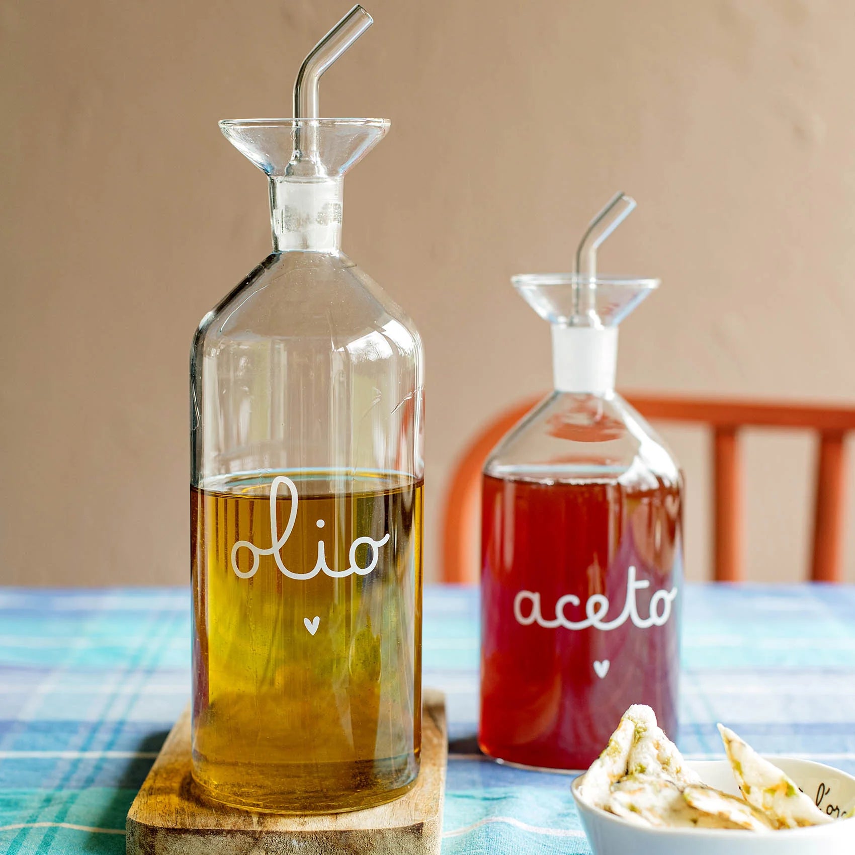 Bottiglia olio "Olio" cuore 500ml