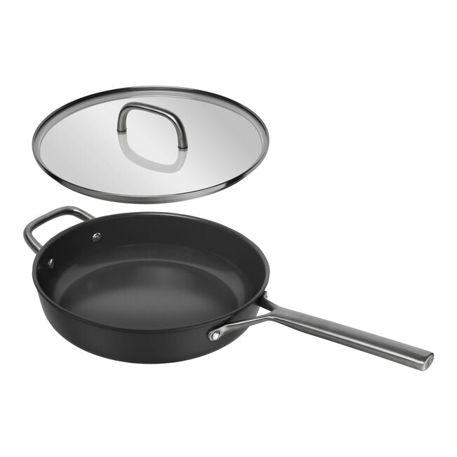 MILANO Tegame in Alluminio con Coperchio - 28 cm, CERAFORCE Titanium