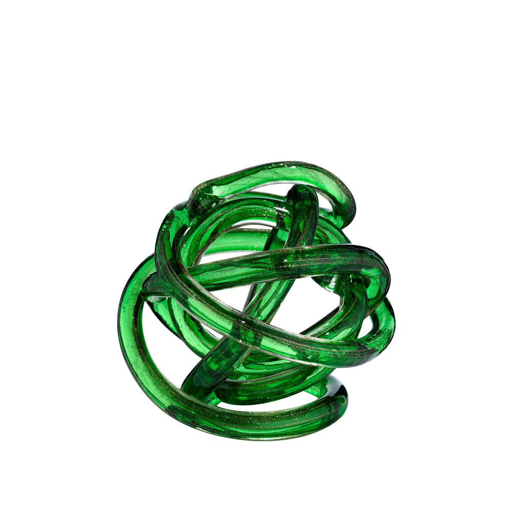 Nodo dell’amore - 14 cm Verde Glitter