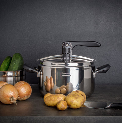Rapida+ Pentola a Pressione in Acciaio Inox 18/10 - 18cm 3,5 L