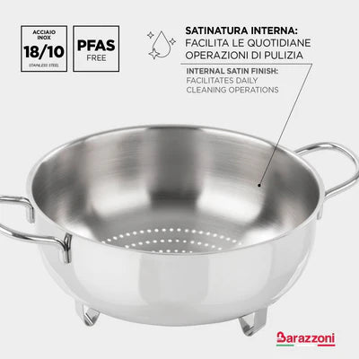 Colapasta in Acciaio Inox 18/10 - 22cm