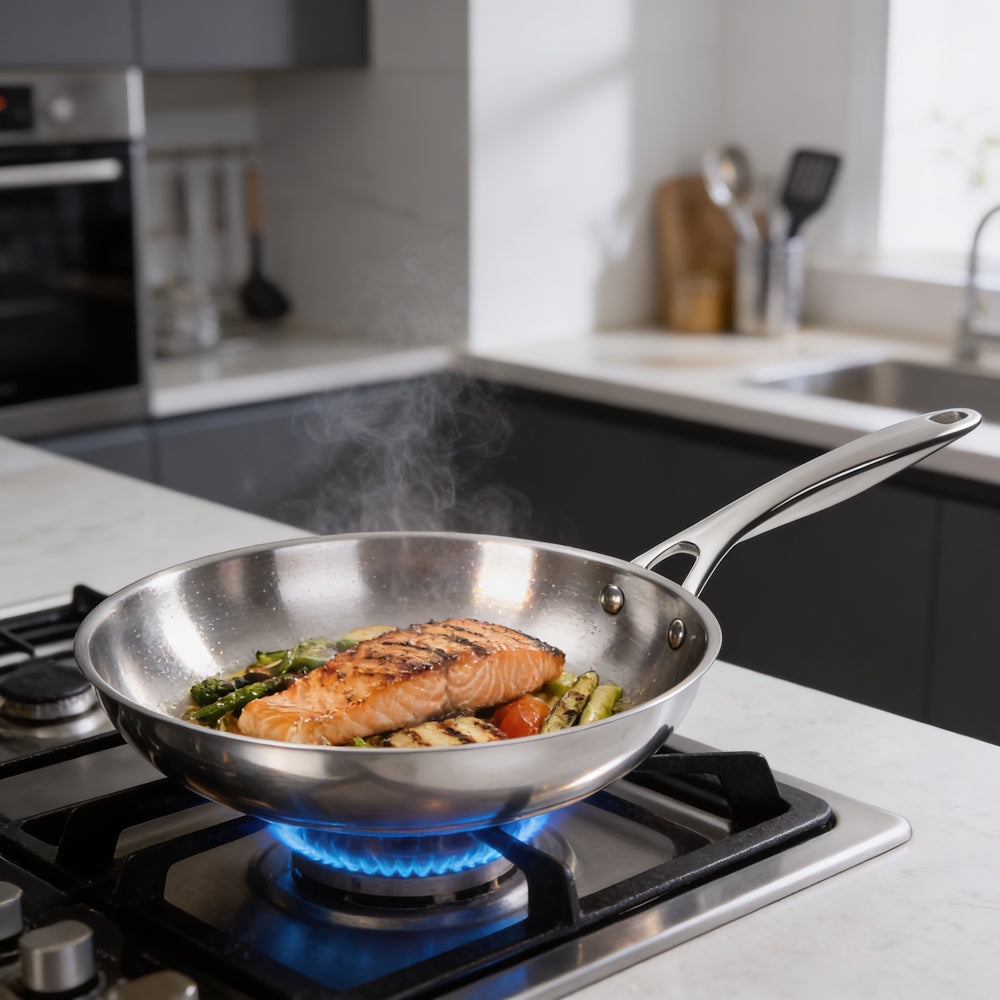 Padella in Acciaio Inox PRO - 24cm