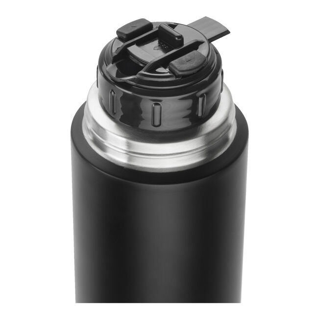 THERMO Bottiglia termica in Acciaio Inox - 1 l Nero