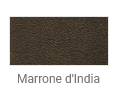 Tavolo quadrato 4 posti Combo in acciaio - color marrone d'india