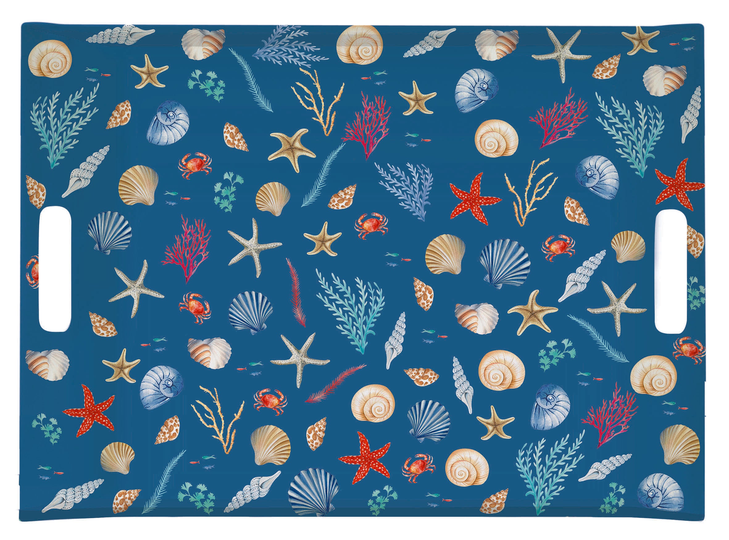 Vassoio in melamina con manici 38x27 cm SEA BREEZE