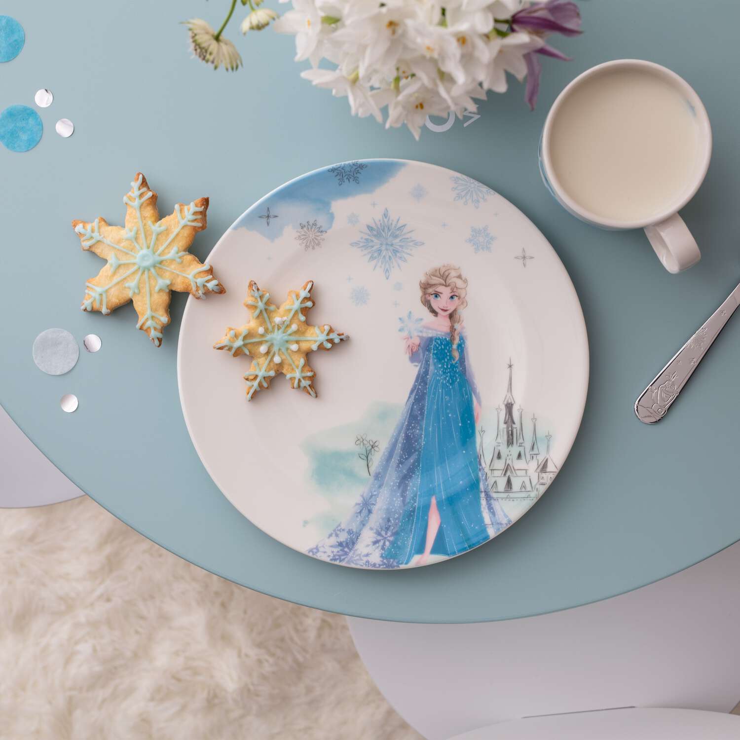 Disney Frozen Piatto per bambini 21,5 cm in porcellana
