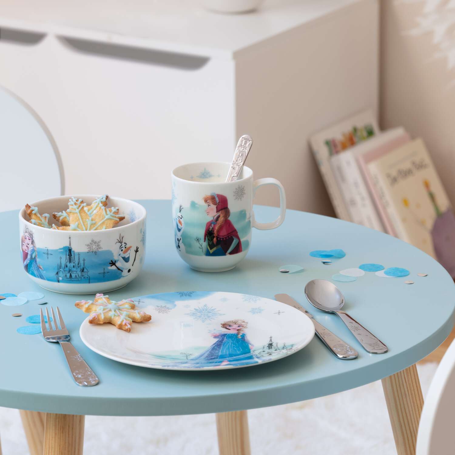 Disney Frozen Set di stoviglie per bambini 7 pz. in porcellana