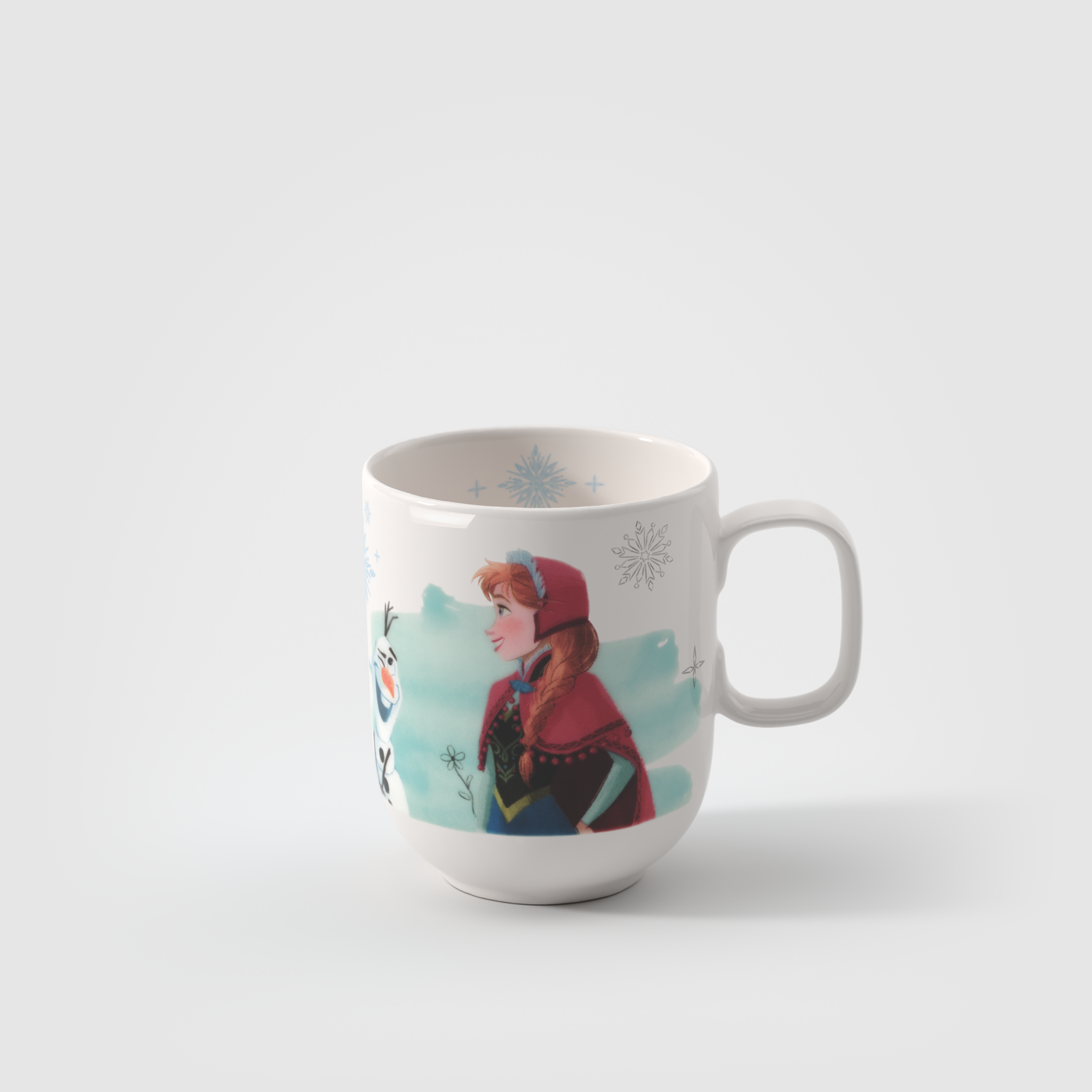 Disney Frozen Tazza per bambini con manico grande in porcellana