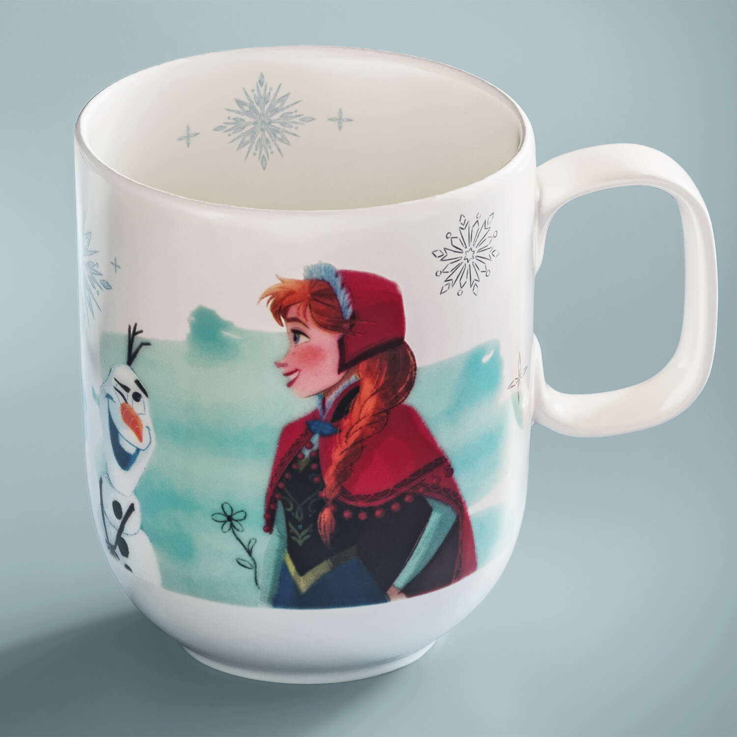 Disney Frozen Tazza per bambini con manico grande in porcellana
