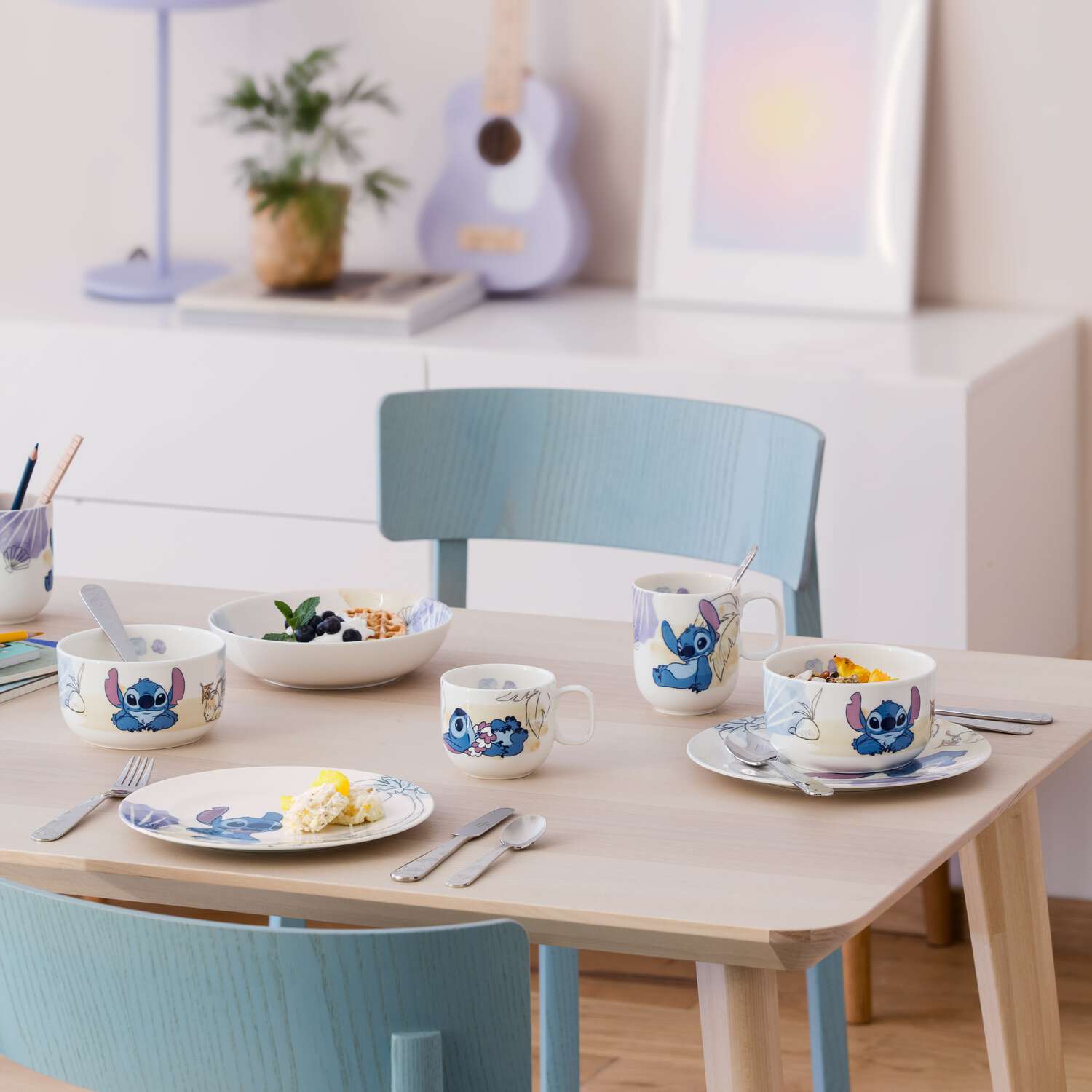 Disney Stitch Posate per bambini in acciaio inossidabile