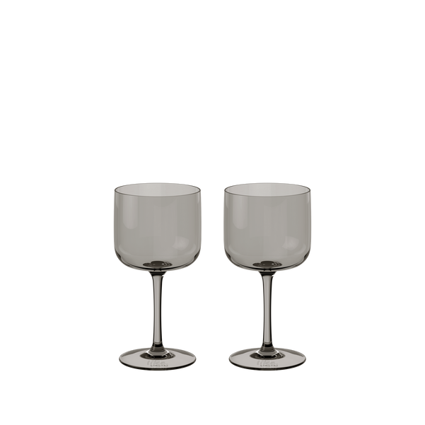 Like Glass Bicchiere da vino grigio, 200 ml, vetro di cristallo