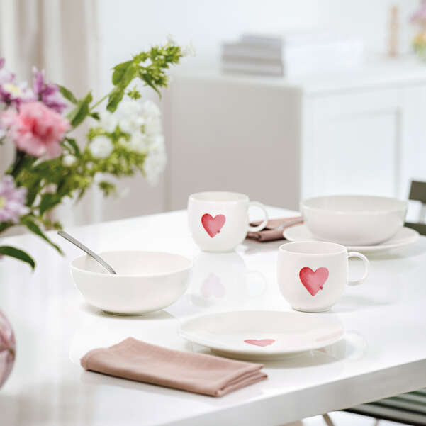 With Love Tazza con manico bianca, 290 ml