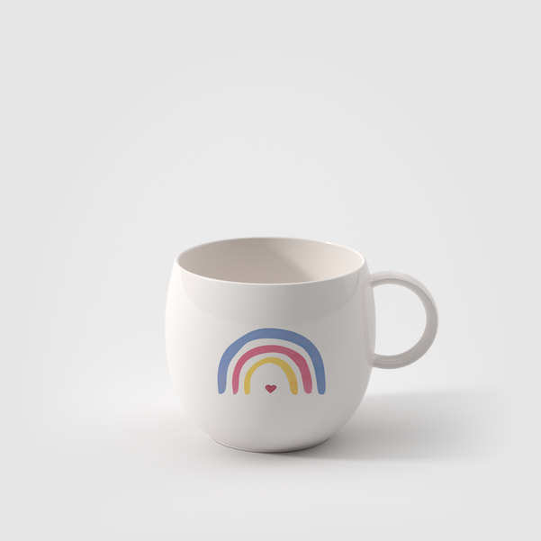 With Love Tazza con manico bianca, 290 ml