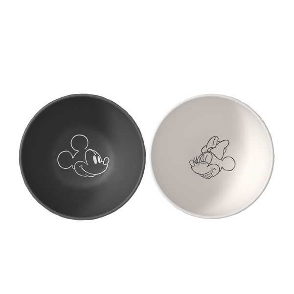 Manufacture - Mickey Mouse Ciotola per cereali nero/bianco, 430 ml